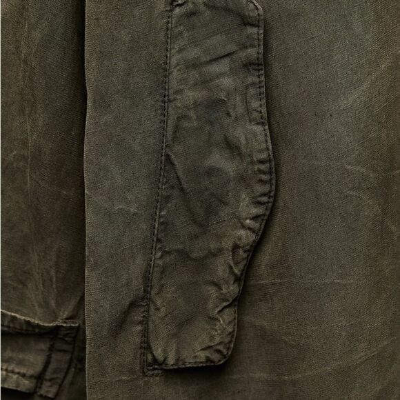 ZARA ZW COLLECTION WASHED LYOCELL TRENCH - Picture 6 of 16